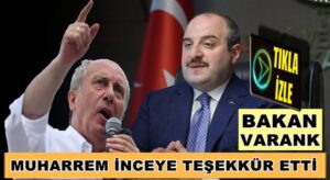 Mustafa Varank’tan CHP’li Muharrem İnce’ye olay gönderme!
