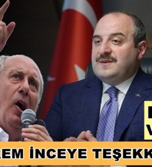 Mustafa Varank’tan CHP’li Muharrem İnce’ye olay gönderme!