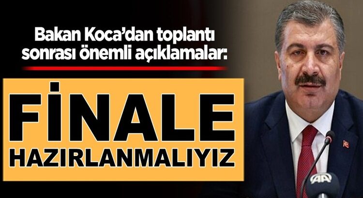  Sağlık Bakanı Fahrettin Koca’dan sondakika çok önemli açıklamalar