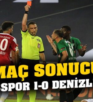 Sivasspor, Denizlispor’u tek golle geçerek zirvede bende varım dedi