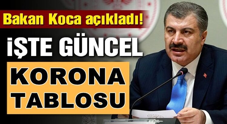  Türkiye Koronavirüs 11 Haziran verilerini Bakan Fahrettin Koca Açıkladı