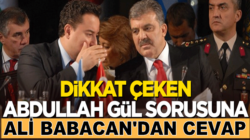 Abdullah Gül sorusuna Ali Babacan’dan dikkat çeken cevap
