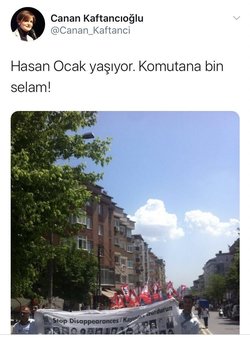 Yine Kaftancıoğlu, MLKP terör örgütünün kurucu üyelerinden olan Hasan Ocak için ise 'Hasan Ocak yaşıyor. Komutana bin selam!' demişti. Kaftancıoğlu'nun Taksim'deki Gezi kalkışması sırasında ise, 'Devlet katil değil seri katil…' dediği görülmüştü.