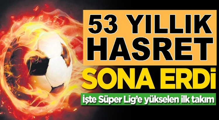  Hatayspor, Adanaspor’u yenerek tarihinde ilk kez Süper Lig’e çıktı