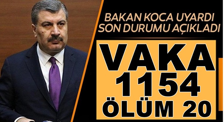  Sağlık Bakanı Fahrettin Koca 4 Temmuz Koronavirüs rakamlarını duyurdu