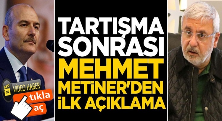  Süleyman Soylu ile Tartışma sonrası Mehmet Metiner’den ilk açıklama