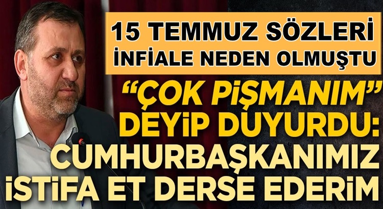  Türk Tarih Kurumu Başkanı Ahmet Yaramış, çok pişman olduğunu belirttti