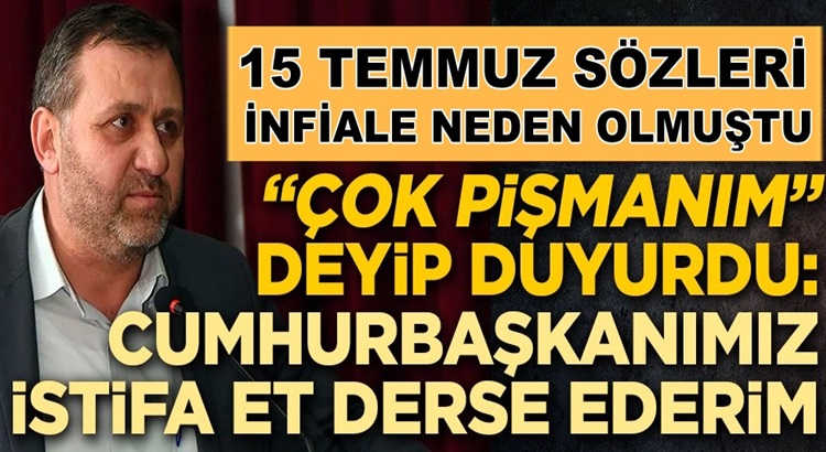  Türk Tarih Kurumu Başkanı Ahmet Yaramış, çok pişman olduğunu belirttti