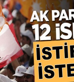 AK Parti Genel Merkezden Diyarbakır’da 12 ismin istifası istendi