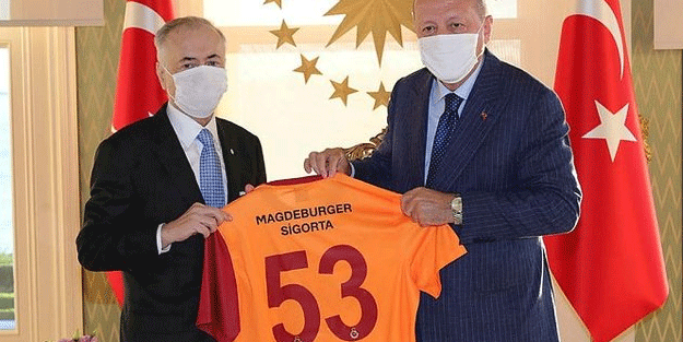  Cumhurbaşkanı Erdoğan, Galatasaray Başkanı Mustafa Cengiz’i kabul etti