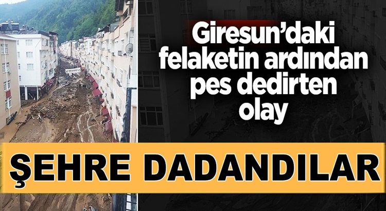  Giresun’daki sel felaketinin ardından kente yağmacılar dadandı