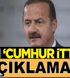 İyi Parti’li Yavuz Ağıralioğlu’ndan ‘Cumhur İttifakı’ açıklaması