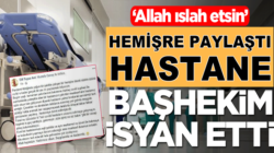 Kocaeli Darıca Farabi Hastanesi Başhekimi Mustafa Güneş isyan etti