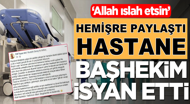  Kocaeli Darıca Farabi Hastanesi Başhekimi Mustafa Güneş isyan etti