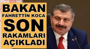 Koronavirüs 27 Ağustos rakamlarını Bakan Fahrettin Koca açıkladı