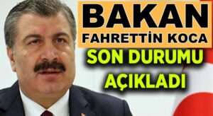 Koronavürüs 26 Ağustos verilerini Bakan Fahrettin Koca duyurdu