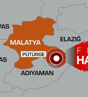 Malatya’nın Pütürge ilçesin’de korkutan deprem meydana geldi
