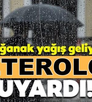 Meteorolojiden Doğu Karadeniz için sağanak yağış uyarısı