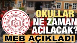 Milli Eğitim Bakanlığından önemli açıklama Okullar açılacakmı?