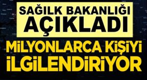 Sağlık Bakanlığı duyurdu Aile Hekimlikleri rapor verebilecek