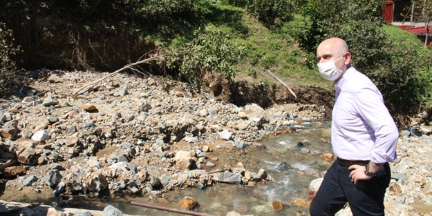  Ulaştırma Bakanı Karaismailoğlu, Giresun’da incelemeler yaptı