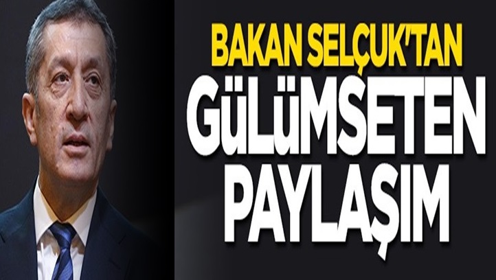  Bakan Ziya Selçuk’tan 2020 yılına dair gülümseten instagram paylaşımı