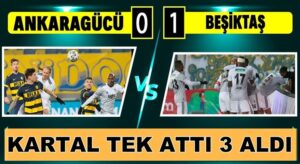 Beşiktaş Ankaragücü deplasmanından Vida’nın gölüyle galip dönüyor