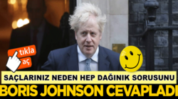 Boris Johnson’ın saçları neden hep dağınık cevabı Radyo Mega’da