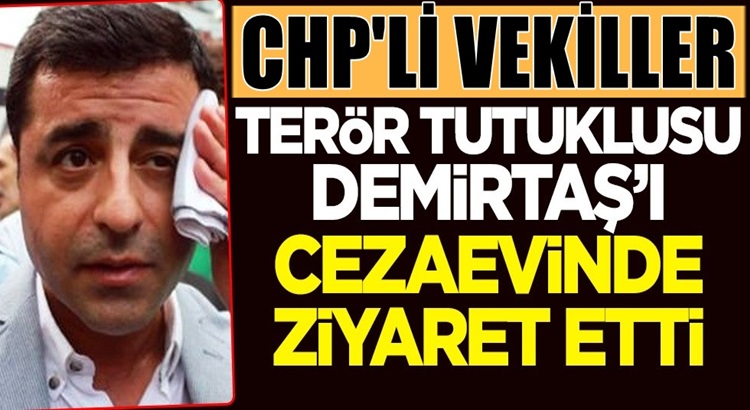  CHP’li vekiller HDP’li Selahattin Demirtaş’ı Edirne cezaevinde ziyaret etti