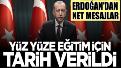 Cumhurbaşkanı Erdoğan açıkladı! Yüz yüze eğitim için yeni karar