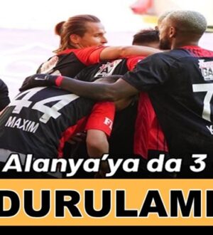 Gaziantep FK Süper Lig’de Aytemiz  Alanyaspor’u farklı yendi