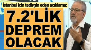 Prof. Dr. Naci Görür’den İstanbul depremi uyarısı geldi