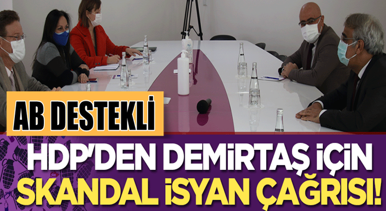  AB’ye giden HDP’den Selahattin Demirtaş için skandal isyan çağrısı!