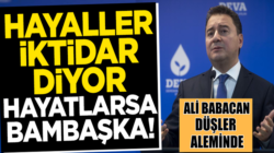 Ali Babacan’ı rüyasından seçim anketleri uyandırdı