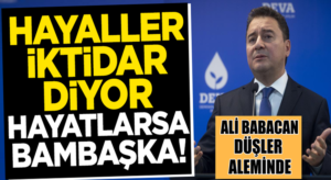 Ali Babacan’ı rüyasından seçim anketleri uyandırdı