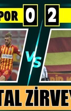 Beşiktaş Kayserispor’u deplasmanda 2 golle geçerek liderliğe yerleşti