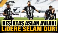 Beşiktaş Vodofone Arena’da Galatasaray’ı net skorla mağlup etti
