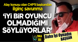 CHP’li Alaşehir Belediye Başkanı Ahmet Öküzcüoğlu ilginç savunma