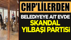 CHP’liler Rize’nin Fındıklı ilçesinde yılbaşı partisi düzenledi