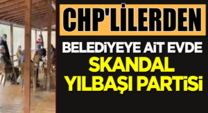CHP’liler Rize’nin Fındıklı ilçesinde yılbaşı partisi düzenledi