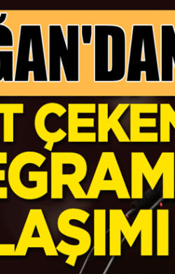 Cumhurbaşkanı Erdoğan’dan çarpıcı ‘Telegram’ paylaşımı