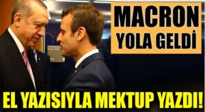 Dışişleri Bakanı Mevlüt Çavuşoğlu duyurdu: Macron,Erdoğan’a mektup yazdı