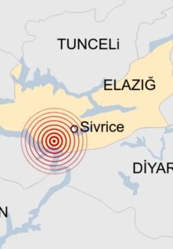 Elazığ’da Sivrice’de korkutan deprem meydana geldi