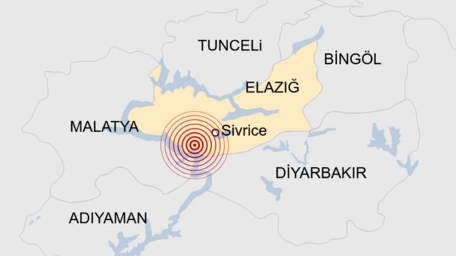  Elazığ’da Sivrice’de korkutan deprem meydana geldi