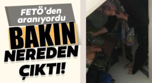 FETÖ firarisi kadın Şanlıurfa’da yatak odasında gizli bölmede yakalandı