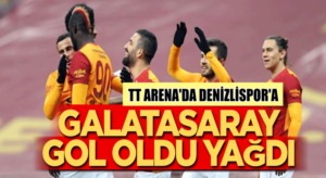 Galatasaray Denizlispor’a Türk Telekom Arena’da gol yağdırdı