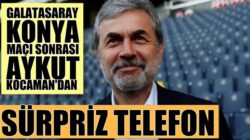 Galatasaray Konya maçı sonrası Aykut Kocamandan sürpriz telefon