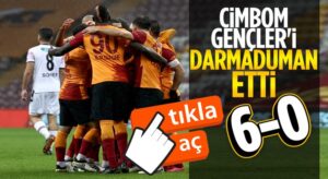 Galatasaray’dan Gençlerbirliği ağlarına yarım düzüne gol