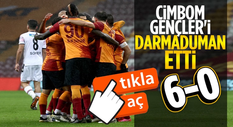  Galatasaray’dan Gençlerbirliği ağlarına yarım düzüne gol