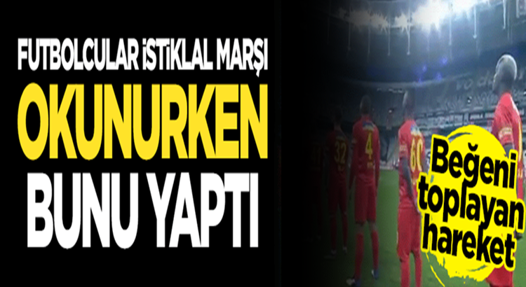  Göztepe’nin Hocası Ünal Karaman Futbolcularına İstiklal Marşı Okuttu